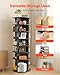 VEVOR 7 Tiers Rotating Shoe Rack Tower, 360° Spinning Shoe Rack, Revolving Storage Round Carousel Display, Freestanding Lazy Susan Organizer Display for Bedroom, Living Room, Entryway, Closet, Black