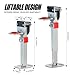 2-Pack Heavy-Duty Trailer Tongue Jack & RV Jack - Carbon Steel Jack Stands with Full Accessories Adjustable Drop Leg - Trailer Stabilizing Jack for RVs, Campers, & Utility Trailers (FBA-21.6in)