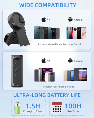 Controle remoto de rolagem para TikTok Clicker Page Turner para aplicativo Kindle, controle remoto B