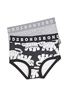 Bonds Baby Whoopsies Toilet Training Undies 2 Pack, PRINT O7I (2 Pack), 2 (18-24 Months)