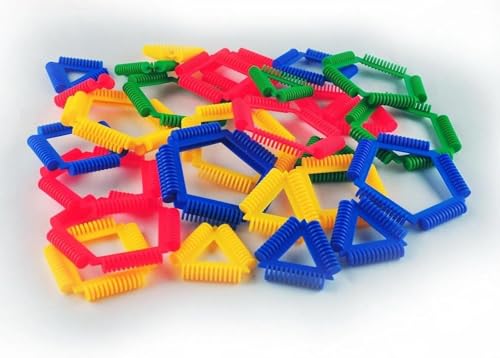 Image of Little Fingers Educational Blocks for Kids, Spike Blocks, Fun Stacking Toys for Fine Motor Skills, 40 Pcs