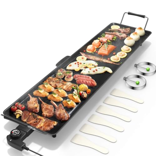 35 Inch 2000W Nonstick Electric Teppanyaki Grill