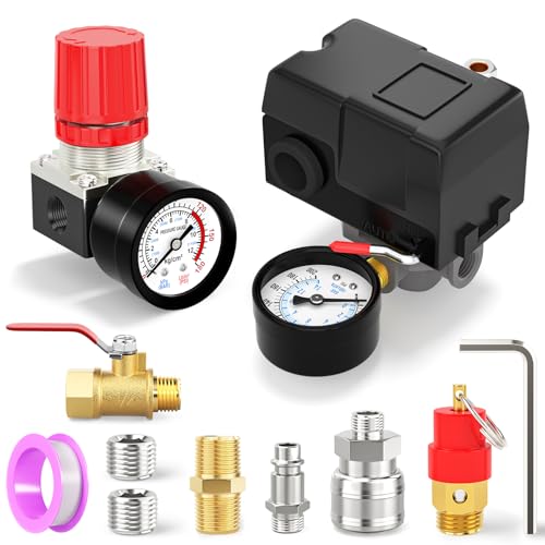 Pressure Switch Control Valve Kit 110-150 Psi, 1/4" Npt Port