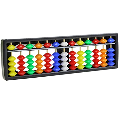Cenifin Soroban aritmético portátil para cuentas coloridas matemáticas calcula herramienta Fingerboard