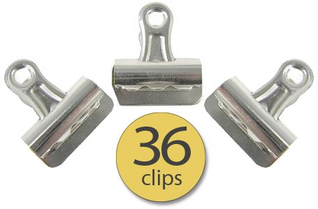 Metal Clips for Crafts Photo Clips for Paperwork Picture Clips Paper Clamps Clipboard Clips Metal Bulldog Clip Clips for Pictures Paper Clamp Craft Clips Metal Clamp 1-1/8