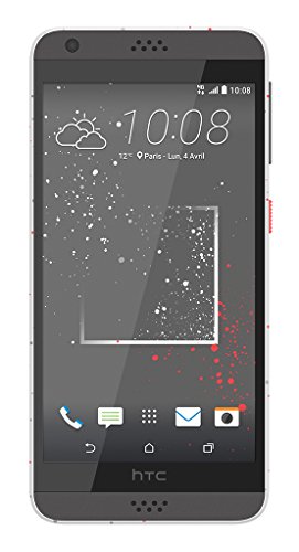 HTC Desire 530 Remix Smartphone débloqué 4G (Ecran : 5 pouces - 16 Go - Simple Nano-SIM - Android) Blanc