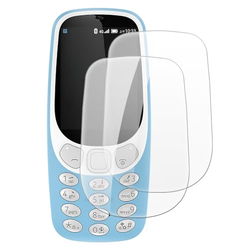Shantime [2 Stück Bildschirmschutz Gehärtetes Glas Kompatibel mit Nokia 3310 4G (2.4 Zoll), HD Klar Kratzfest Blasenfrei