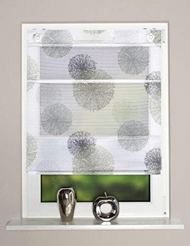 Home Fashion Rawlins Magnetic Blind Bamboo Look, Polyester, Stone, B100 x H130 cm, 100W x 130H cm - Image 3