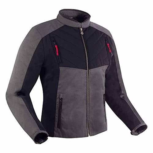 Image of SEGURA Volt waterproof Motorcycle Textile Jacket, grey/black, M