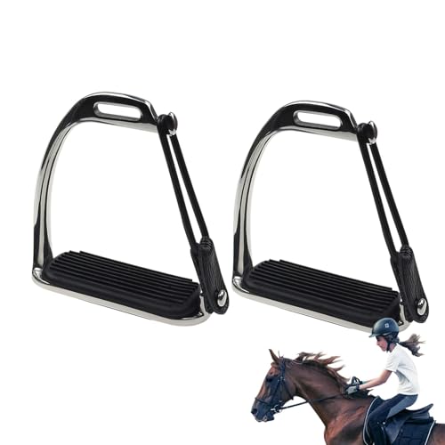 Estribos de equitação,Estribos de sela de cavalo | Estribos de segurança em aço carbono,Estribos de