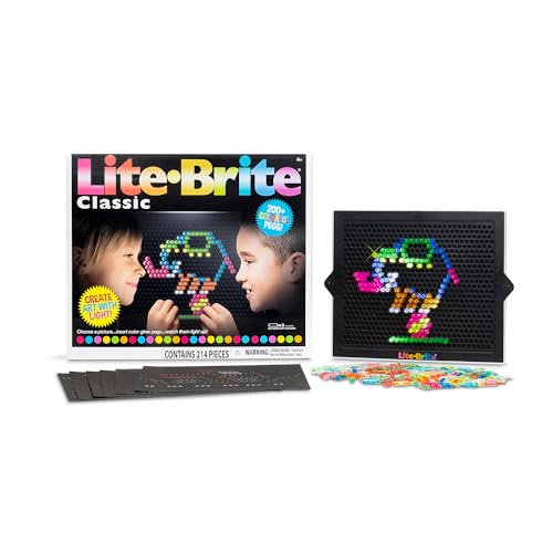Lite-Brite Ultimate Classic Retro and Vintage Toy, Gift for Girls and Boys, Ages 4+