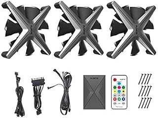 ALSEYE Case Fans, X12 RGB Fan 3 Pieces 120mm PC Fan Set