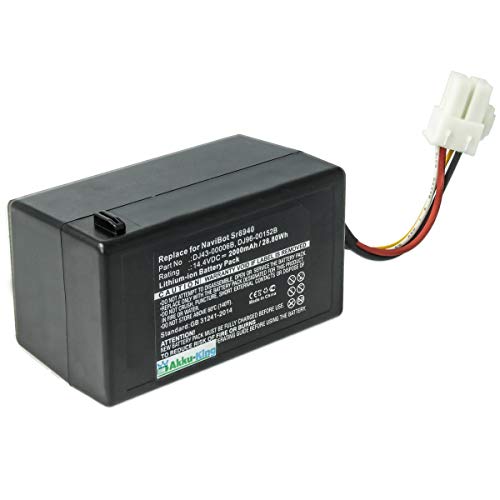 Akku kompatibel mit Samsung DJ43-00006B - Li-Ion 2000mAh - für Navibot Pop-Out, SR10F71UB, SR8940, SR8950, SR8980, VR10F71UCBC