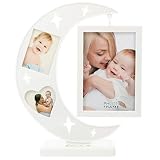 rosenice Moon Star Photo Holder Siamese Picture Frame Table Photo Frame for Room Home Decoration