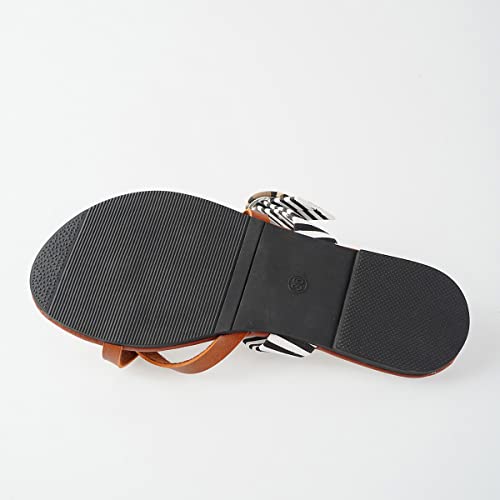 Shesnugin Women's Flat Ankle Strap Sandals Slip On Non-Slip Memory Foam Insole Summer Outdoor Walking Beach Slide Sandals #TOP5