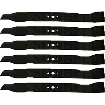 6 Pack Premium Medium Lift XHT Lawn Mower Blade Fits Oregon 95-057 | 21" x 2.25" / 0.625" Hole
