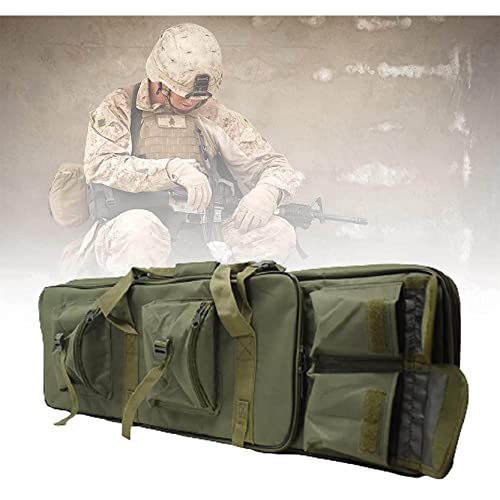 HMLSYZX Double Rifle Bag Tactical Gun Bag with Pistol Pockets