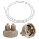 Generador de Co2 Casero para Acuario, Tapa Rápida ABS Beige