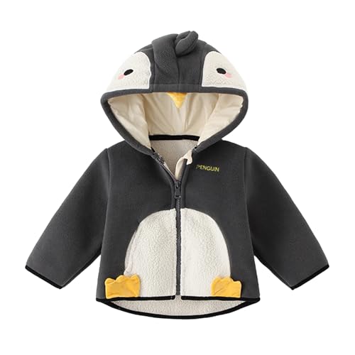 JiAmy Baby Kleinkind Fleece Kapuzenjacke Mädchen Jungen Wintermantel...