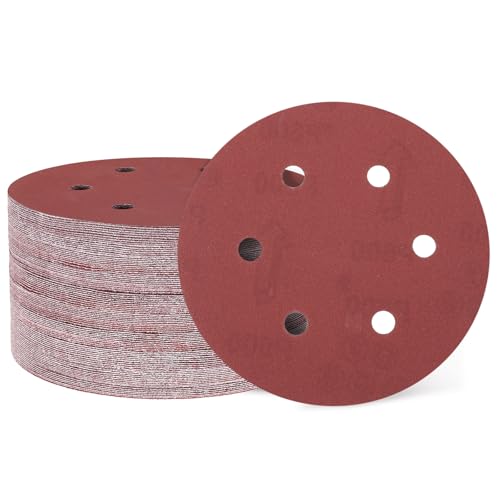 Disque de ponçage 150 mm 6 trous grain 600 pour rénover vos meubles en bois et carrosseries