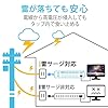 エレコム 電源タップ 6個口 3m 雷ガード 個別スイッチ ほこりシャッター付 耐熱 PSE技術基準... #2