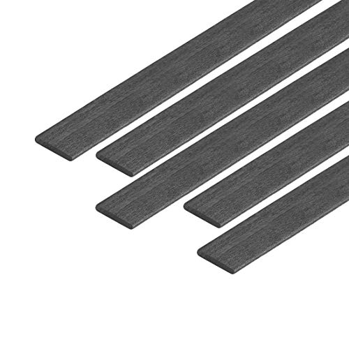 Barre en fibre de carbone 1 x 5 mm rigide et legere 200 mm 5pcs