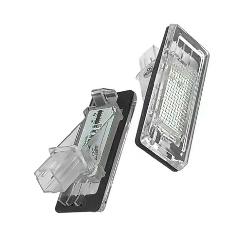 2 Luces de matrícula 6000K de alta resistencia para Renault Fluence y Scenic
