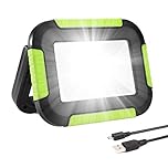 LE Camping Light Rechargeable, 1000 Lumen Portable Work Light Rechargeable, Bright Outdoor Camping Lamp with 4400mAh Power Bank, 3 Modes LED Floodlight for Emergency, Power Cuts, Tents and More