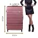 A2B Luggage Hardside Suitcases with Wheels - Hard Shell Luggage Quality Tested Wheels & Handles Huge 160L Capacity (Plum, XL)