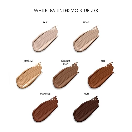 Winky Lux White Tea Tinted Moisturizer SPF 30 - Buildable Coverage with Facial SPF, Lightweight Sunscreen for Face, Naturally Radiant Finish, Long Lasting Coverage with Vitamin E, Light