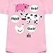 Case IH Farm Animal Noises - Infant Baby One Piece - Size 12 Months Light Pink