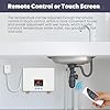 Mini Scaldabagno Istantaneo,Scaldabagno istantaneo elettronico, scaldabagno elettrico istantaneo basso consumo con display temperatura a LED,scalda acqua elettrico 220V,scalda acqua istantanea (3KW)
