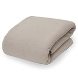 [SEVEN BEAUTY] 大判 バスタオル タオル ケット (綿100％) (2288匁) (715g) 90cm×160cm ウォームグレー (1枚入り) [ ブランケット 無地 ホテル シーツ 大判 ビッグ ふんわり やわらか 掛けタオル 色落ち 耐久性 速乾 温かい カラバリ ]