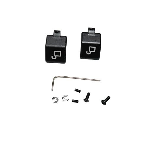Soft Top Convertible Roof Latch Lock Repair Kit Left & Righ Fit for Mazda Miata 1990-2005 (Black) - Black