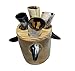 Handcrafted Viking Drinking Horn with Stand Authentic Ceremonial Mead Ale Glass Traditional Norse Beer Drinking Vessels set