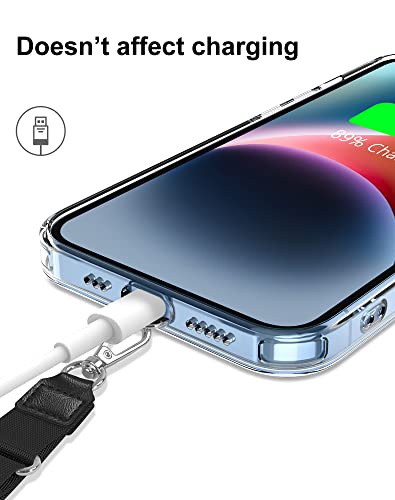 SHANSHUI 2 Pack Phone Lanyard, 4X Durable Pads Universal Nylon Cell Phone Neck & Crossbody Adjustable Cell Phone Lanyard Tether Fit All Smartphones