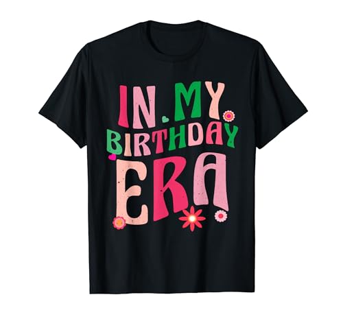 Era Groovy Retro Vintage Para Nacimiento Divertido Camiseta