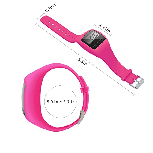 Batauu Fitness Tracker, 3D Digital Watch Pedometer For Walking & Running, Simply Operation, Accurate Step Counter,Walking Distance Miles & Km, Calorie Counter, Activity Time #TOP1
