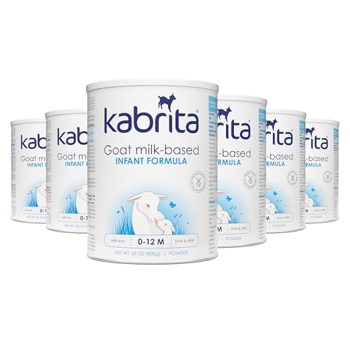 Image of Kabrita Goat Milk-Based Infant Formula – 28oz – Pack of 6 – Natural, Gentle Baby Formula – European, Non-GMO – Ages 0-12 Months