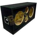 Bass Rockers 2x2 Speaker Pod 10"/4" Enclosure Box w/Spring Terminal (Carpet Finish)
