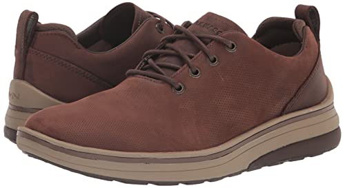 Mark Nason Men's Perf/Emboss Leather Oxford, Brn, 9.5 #TOP6