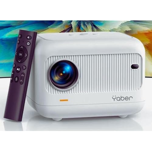 Générique Visiotech Android Mini Projector, L1 9500 Lumens Video Projector 5G WiFi Bluetooth, Supports P Portable Projector