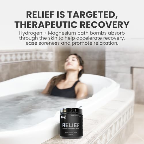 Relief Hydrogen Bath Bomb Tablets: Relax Muscles, Soothe Discomfort, and Recover Naturally – Magnesium Hydrogen Soak - Image 4