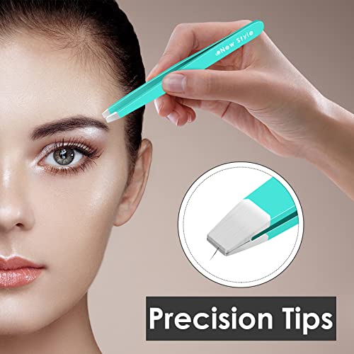 image for New Style Professional Stainless Steel Tweezers Set, Multicolored Comb