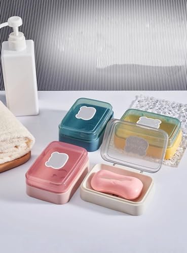 Eco-Friendly Flip-Up Soap Box in Sunny Yellow – Stylish and Functional Soap Storage Solution - Image 6