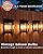 DOESLAG Solar Fence Lights Outdoor 8 Pack Deck Lights Solar Powered with LED Bulbs, Waterproof Solar Outdoor Lights for Garden Fence Post Patio Backyard Decor