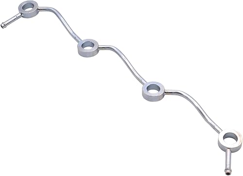 Miniatura 4 de Tubo de desbordamiento de retorno de combustible de 4 cilindros compatible para el motor 16271-42502 de Kubota V1505 V1305