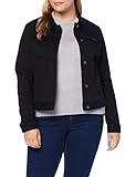 abrigos armani para mujer  Armani Exchange Denim Jacket Chaqueta Vaquera, Black, XS para Mujer