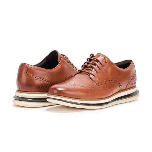 Cole Haan Cole Haan Men's Originalgrand Energy One Wingtip, British Tan/Java/Ivory, 9-M US