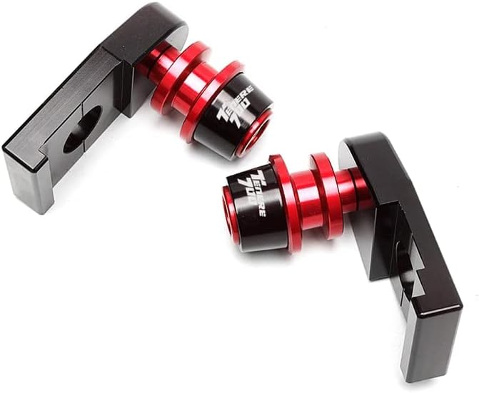 Miniatura 3 de QQLADY Z Chain Adjustment Block Frame Swingarm Spools Sliders for Yamaha TENERE 700 Tenere700 XTZ 700 XTZ700 2019-2021 X (Color  Black)